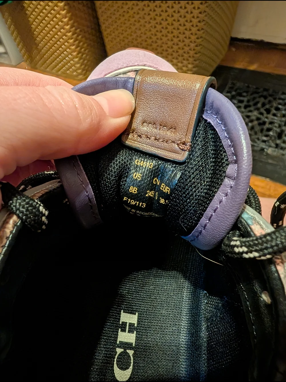 Coach X Kaffe Fassett Sneaker Sz 8